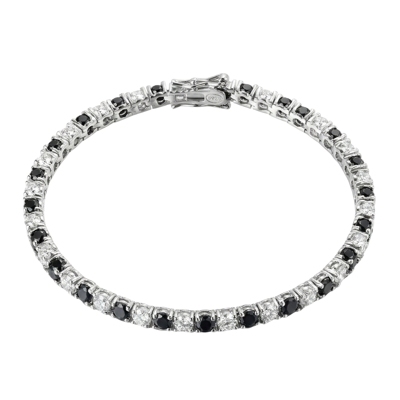 צמיד Black & White Tennis