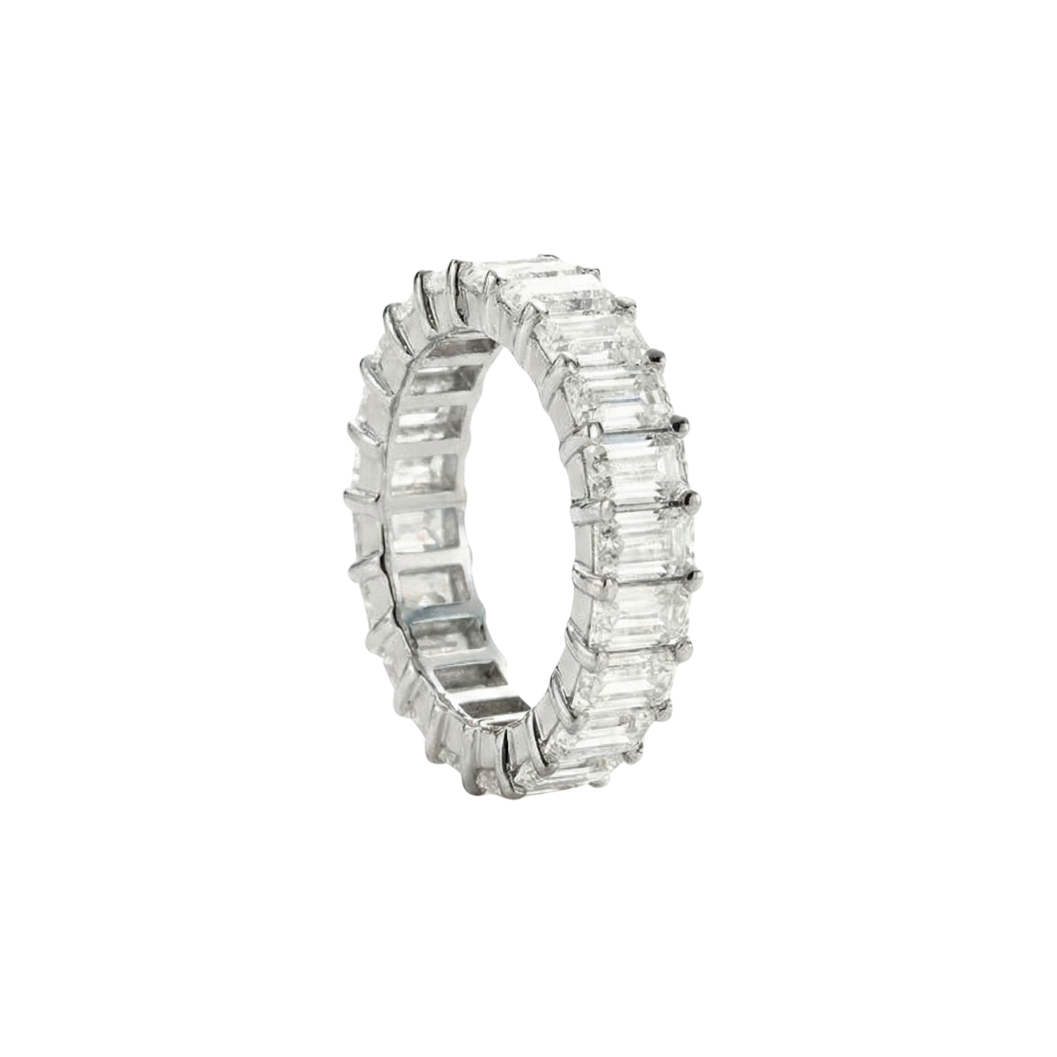 טבעת Eternity Emerald Cut