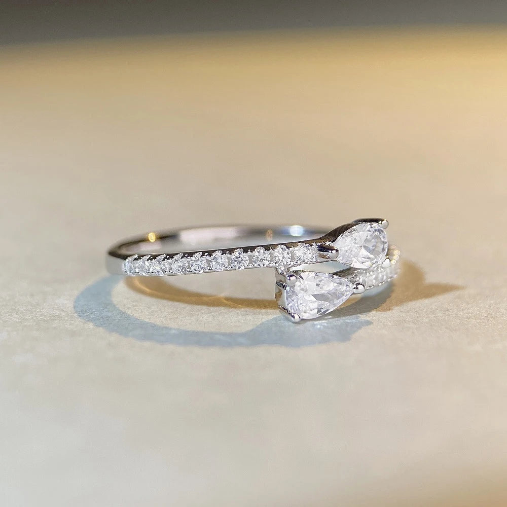 טבעת טיפות 0.7 קארט