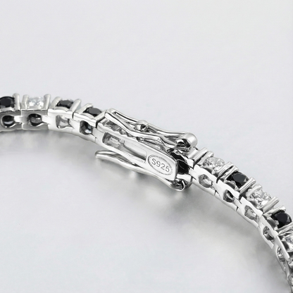 צמיד Black & White Tennis