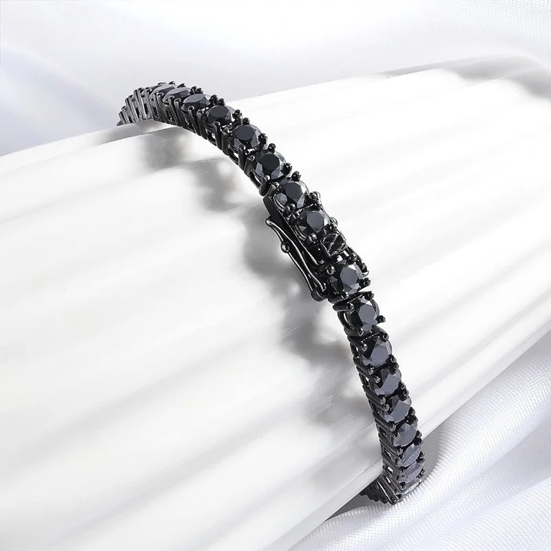 צמיד Men’s Black Tennis